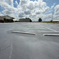 Church-Parking-Lot-Sealcoating-Line-Striping-Professional-Asphalt-Maintenance-in-Mississippi 2