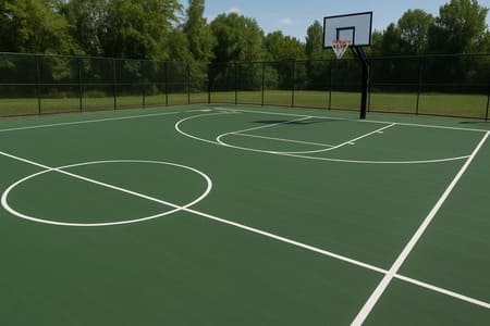 Sports Court Line Striping